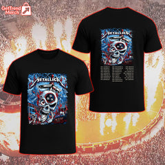 Metallica Nashville 2025 Warrior Skull T-Shirt | M72 North American Tour Shirt – May 1 Nissan Stadium