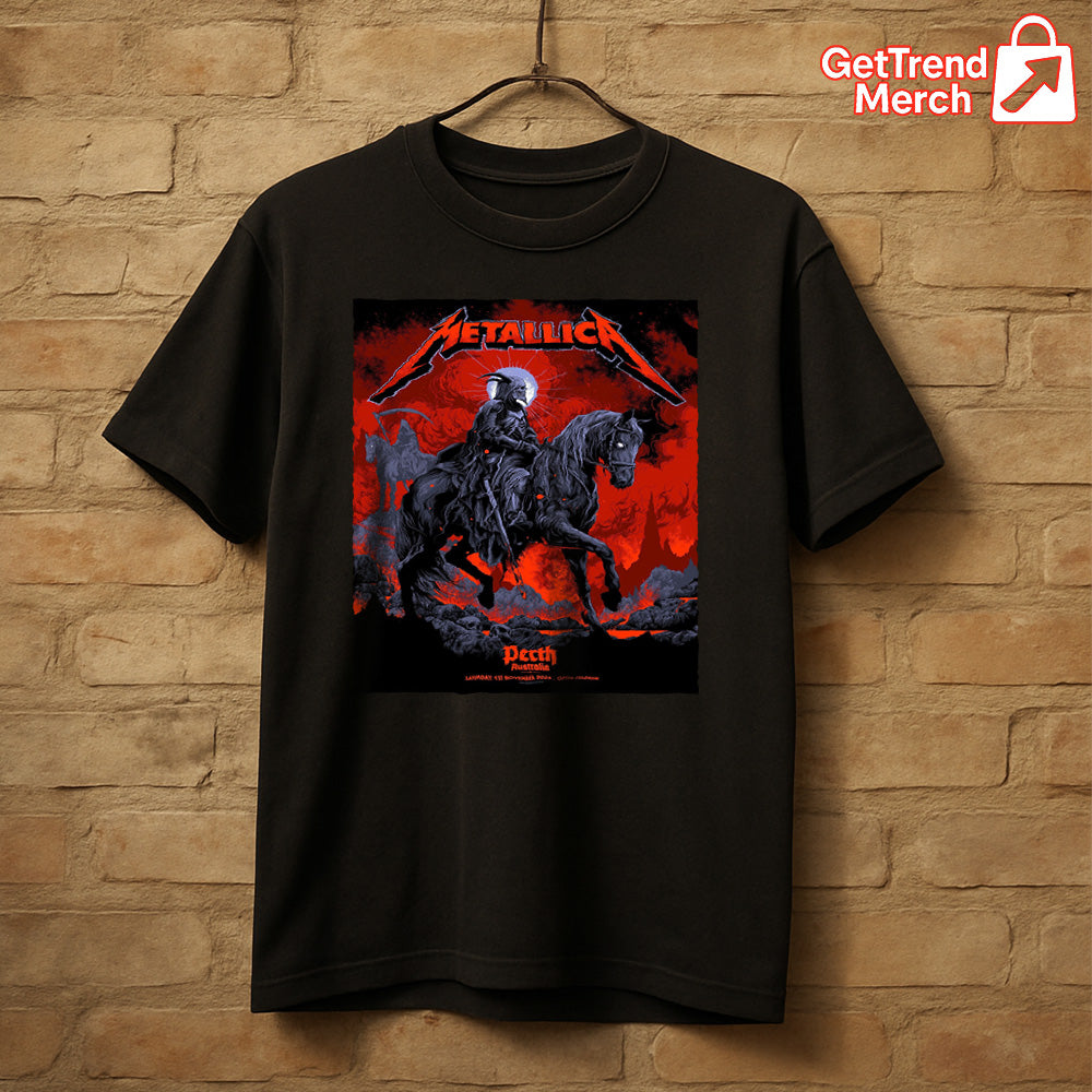 Metallica – Perth, Australia – Optus Stadium – Nov 1, 2025 Graphic T-Shirt