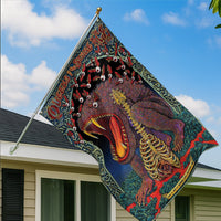 Queens Of The Stone Age Concert Tour 2025, Columbus Ohio, June 17, KEMBA Live, Poster Art Flag, 2-Sided House Flag, Limited Edition Tour Merch - Get Trend Merch