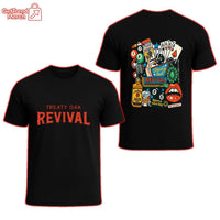 ReTro Treaty Oak Revival Western T-Shirt – Vintage Cowboy Rock Band Graphic Tee - Get Trend Merch