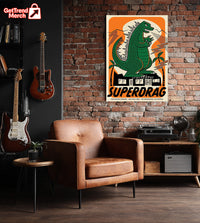 Superdrag Destination Weekend Poster Canvas – The Troubadour LA 2025 Limited Edition by Daykamp Creative, 12x18 Gig Print Wall Art - Get Trend Merch