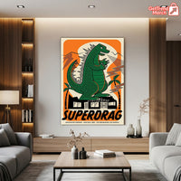 Superdrag Destination Weekend Poster Canvas – The Troubadour LA 2025 Limited Edition by Daykamp Creative, 12x18 Gig Print Wall Art - Get Trend Merch