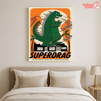 Superdrag Destination Weekend Poster Canvas – The Troubadour LA 2025 Limited Edition by Daykamp Creative, 12x18 Gig Print Wall Art - Get Trend Merch