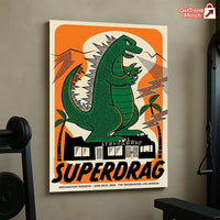Superdrag Destination Weekend Poster Canvas – The Troubadour LA 2025 Limited Edition by Daykamp Creative, 12x18 Gig Print Wall Art - Get Trend Merch